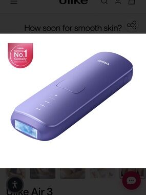 ULIKE Air 3 IPL Hair Removal Device | New In Box | Sapphire Ice Cooling